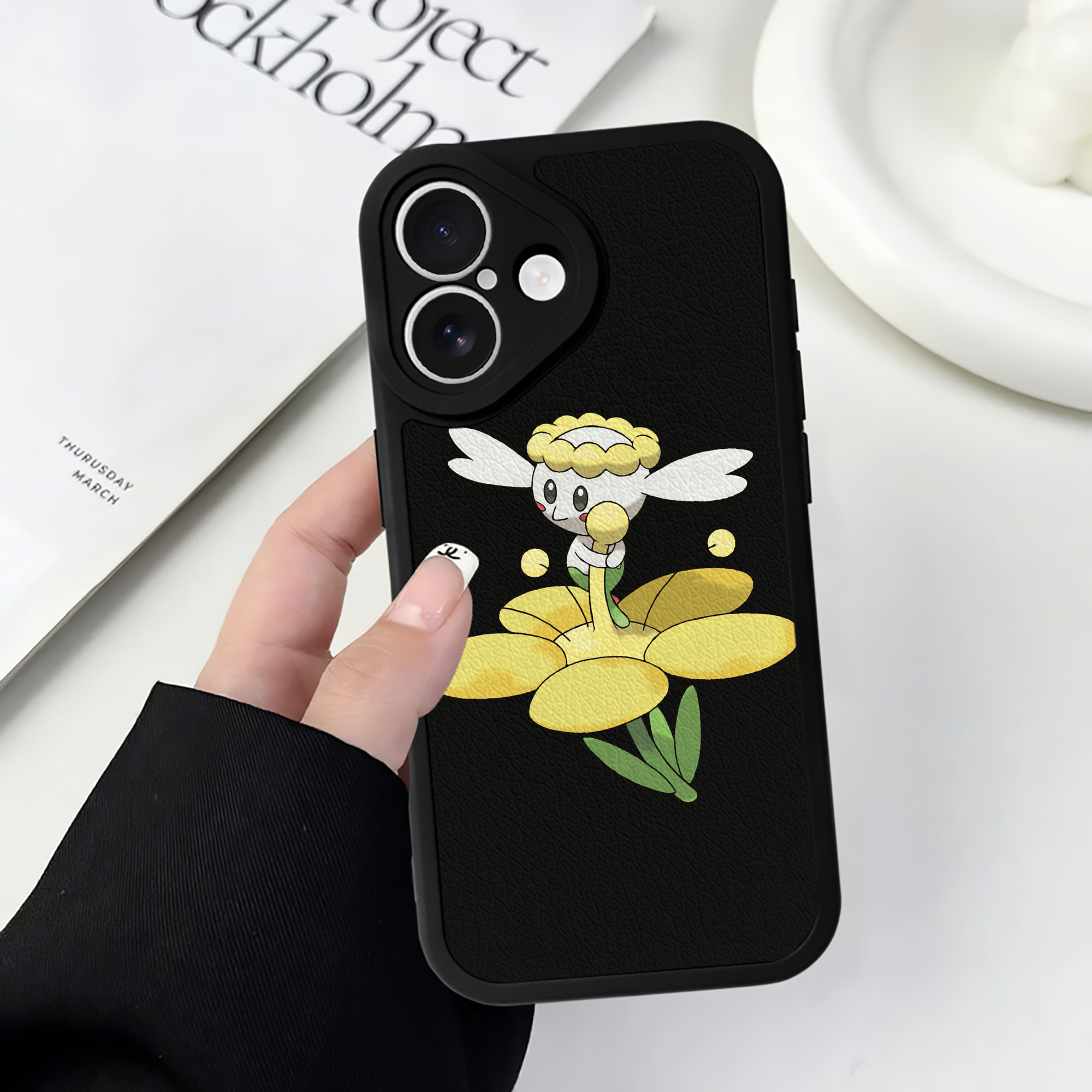（画像用） ポケットモンスター Pokémon 【iPhone 16シリーズ対応】シリコンスマホケース（レザー調） 材質：シリコン